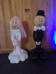 Balloon Bride and Groom
