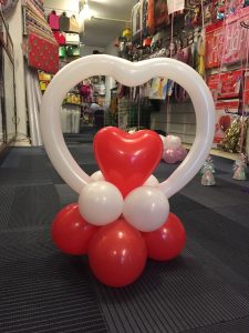 Valentine's Day Balloon Table Decoration