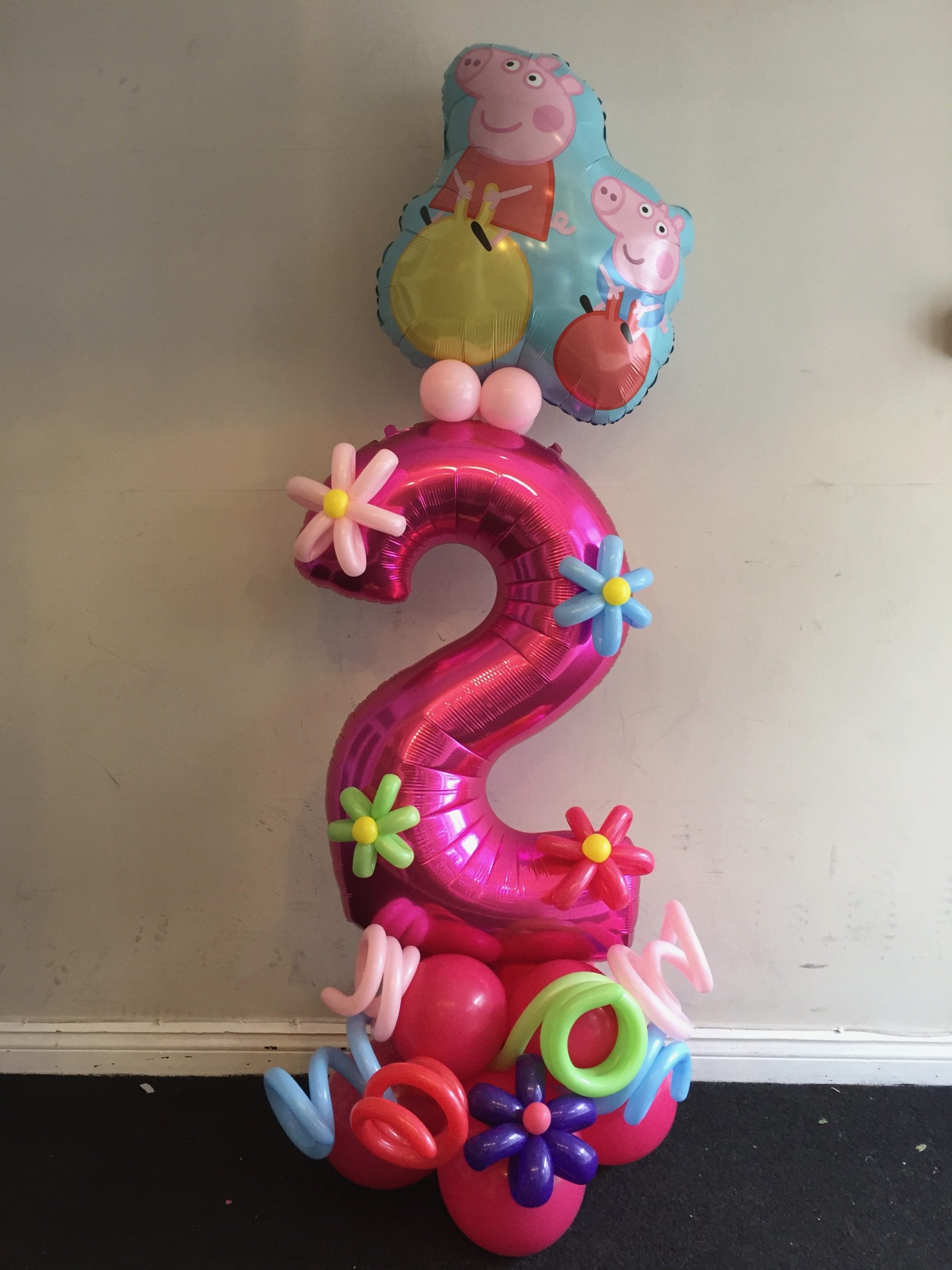 Peppa big balloon number